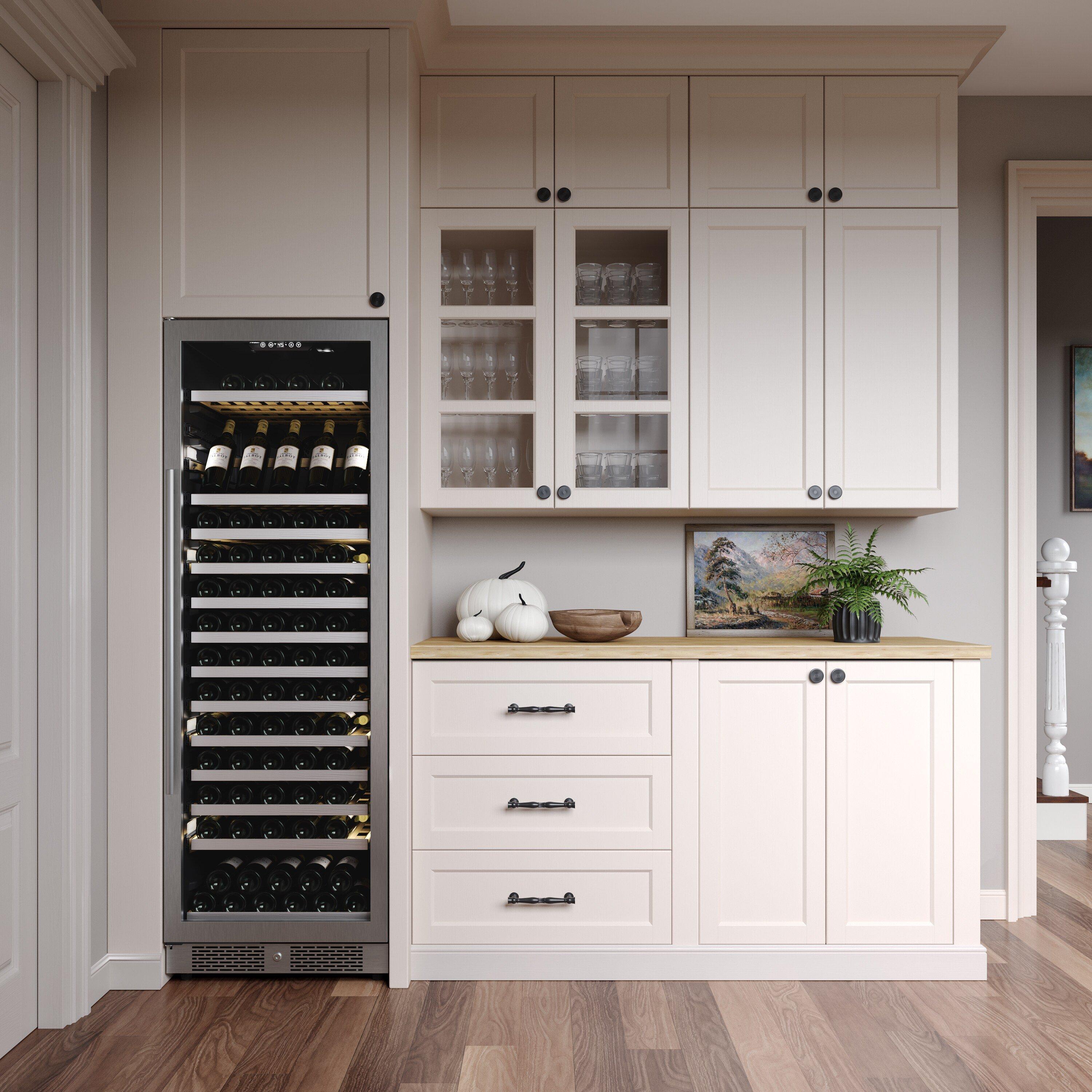 Avallon Stainless Steel 24 in. Built-in Wine Cooler 
