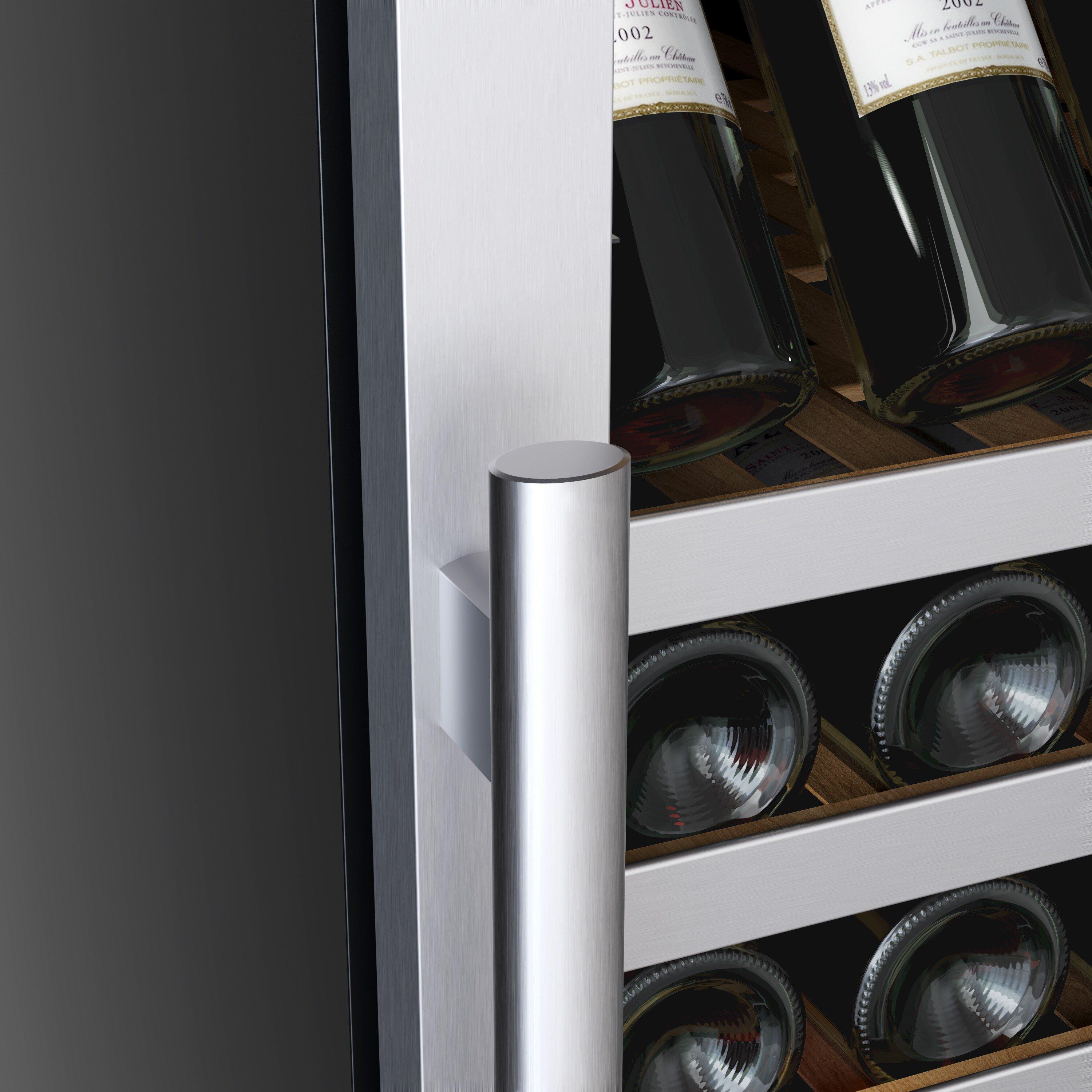 Avallon Stainless Steel 24 in. Built-in Wine Cooler 