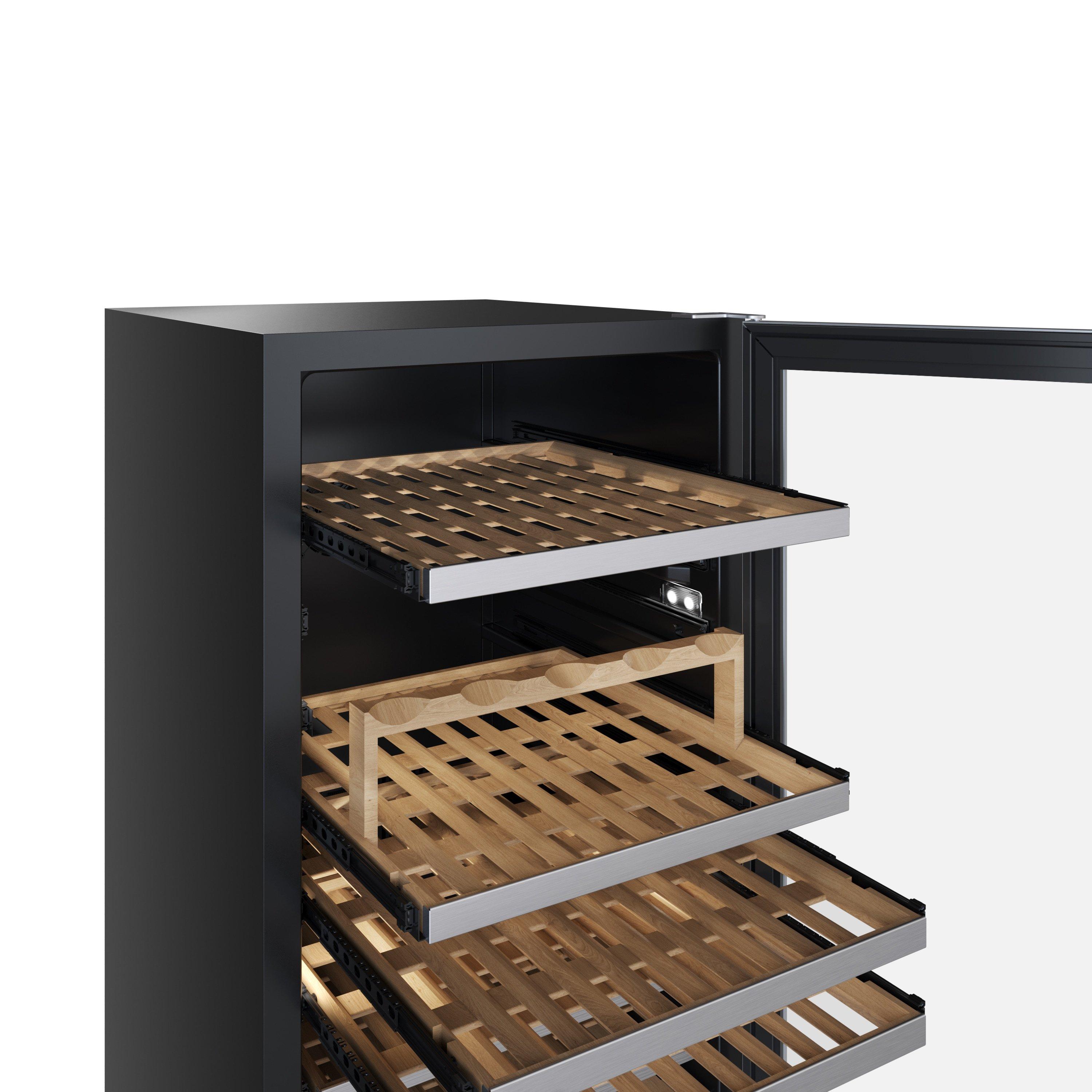 Avallon Stainless Steel 24 in. Built-in Wine Cooler 