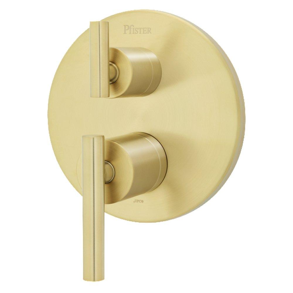Pfister Brushed Gold Two Handle Bathtub & Shower Faucet  (Trim Only) 