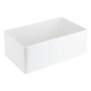 Signature Hardware White 30 x 18 in. Fireclay Single Bowl Farmhouse Kitchen Sink 