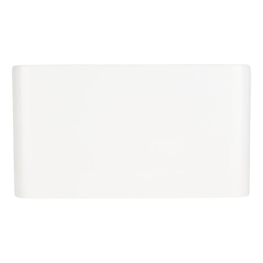 Signature Hardware White 30 x 18 in. Fireclay Single Bowl Farmhouse Kitchen Sink 