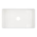 Signature Hardware White 30 x 18 in. Fireclay Single Bowl Farmhouse Kitchen Sink 