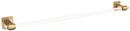 24 in. Towel Bar in Clear/Champagne Bronze