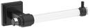 Wall Mount Toilet Tissue Holder in Clear/Matte Black
