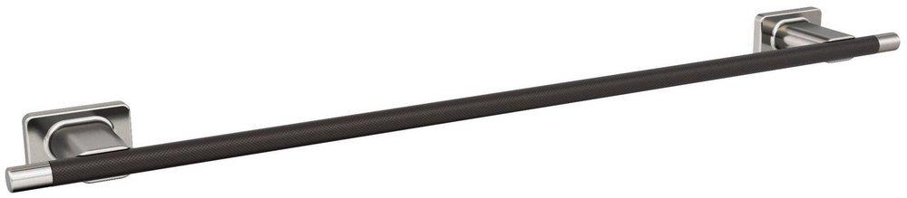 ESQUIRE BRUSHED NICKEL/OIL-RUBBED BRONZE CONTEMPORARY 24 IN 610 MM TOWEL BAR 