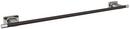 24 in. Towel Bar in Brushed Nickel/Oil Rubbed Bronze