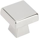 1-1/2 in. Square Cabinet Knob in Polished Chrome