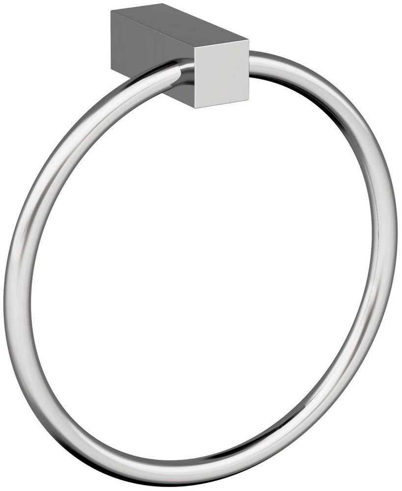 MONUMENT CHROME CONTEMPORARY 6-1/2 IN 165 MM LENGTH TOWEL RING 