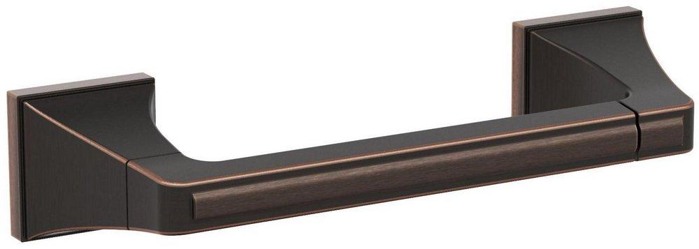 MULHOLLAND OIL RUBBED BRONZE TRADITIONAL PIVOTING DOUBLE POST TOILET PAPER HOLDER 