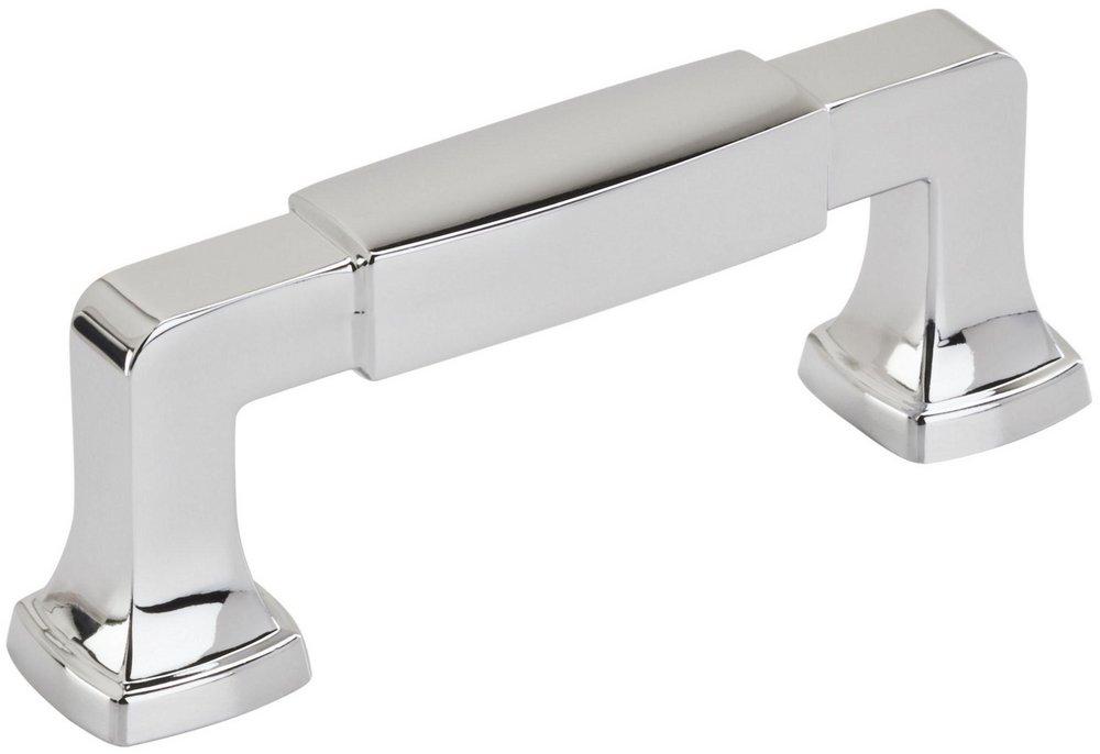 STATURE 3 IN 76 MM CENTER-TO-CENTER POLISHED CHROME CABINET PULL 