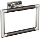 Square Closed Towel Ring in Polished Nickel/Gunmetal