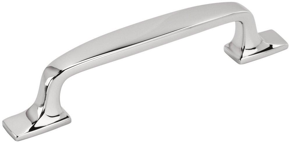 HIGHLAND RIDGE 3-3/4 IN 96 MM CENTER-TO-CENTER POLISHED CHROME CABINET PULL 