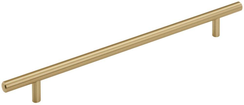BAR PULLS 10-1/16 IN 256 MM CENTER-TO-CENTER CHAMPAGNE BRONZE CABINET PULL 