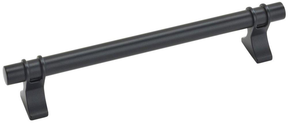 DAVENPORT 6-5/16 IN 160 MM CENTER-TO-CENTER MATTE BLACK CABINET PULL 