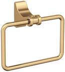 Square Closed Towel Ring in Champagne Bronze