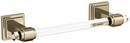 8 in. Towel Bar in Clear/Golden Champagne