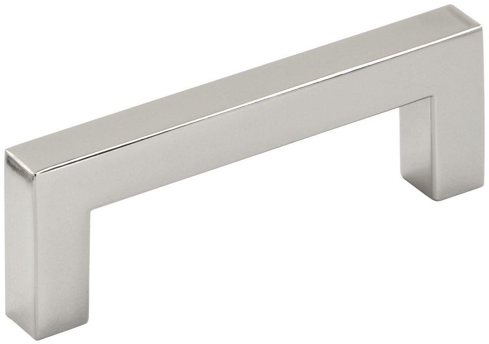 MONUMENT 3 IN 76 MM CENTER-TO-CENTER POLISHED NICKEL CABINET PULL 