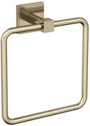 Square Closed Towel Ring in Golden Champagne