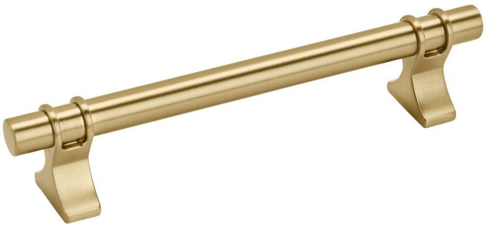 DAVENPORT 5-1/16 IN 128 MM CENTER-TO-CENTER CHAMPAGNE BRONZE CABINET PULL 