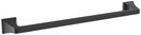 18 in. Towel Bar in Matte Black