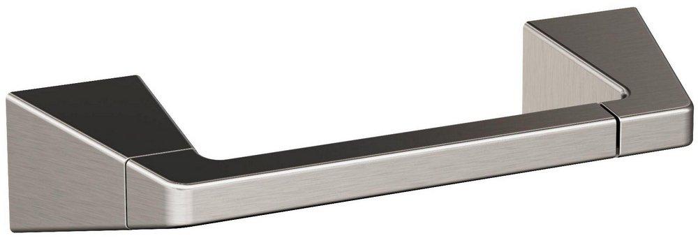 Pivoting Double Post Toilet Paper Holder in Brushed Nickel 