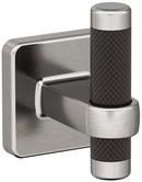 Single Robe Hook in Brushed Nickel/Oil Rubbed Bronze