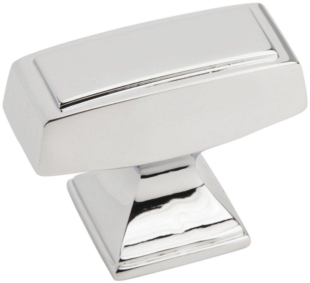 MULHOLLAND 1-1/2 IN 38 MM LENGTH POLISHED CHROME CABINET KNOB 