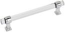 6-5/16 in. Center-to-Center Pull in Clear/Polished Chrome