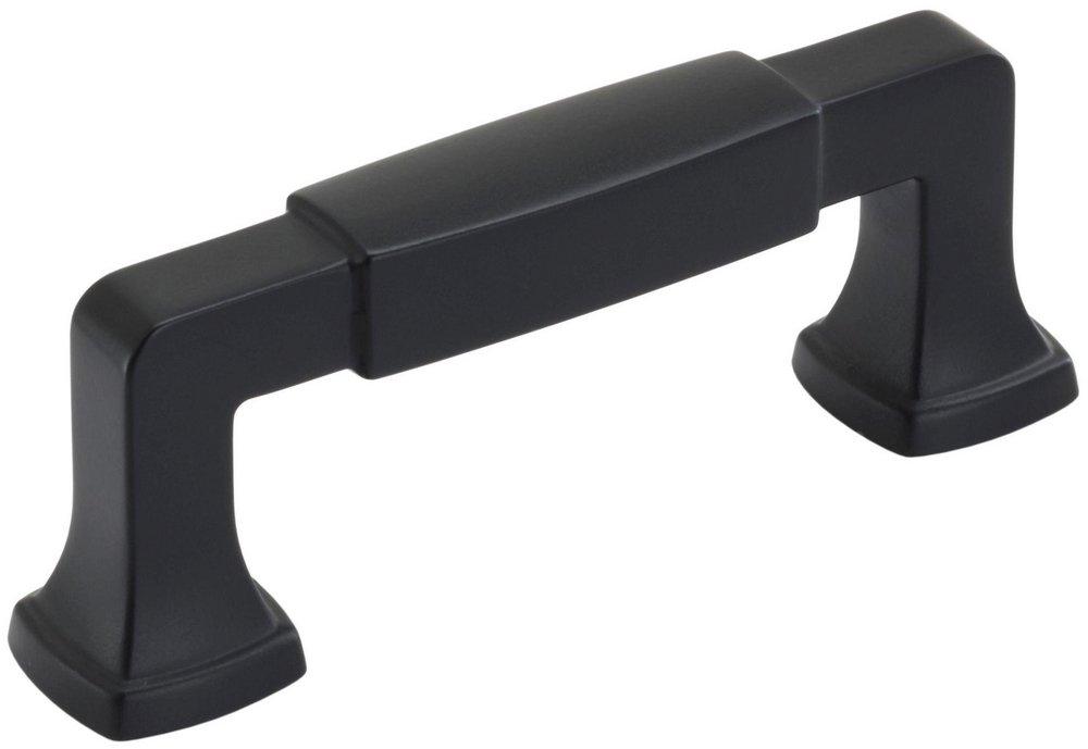 STATURE 3 IN 76 MM CENTER-TO-CENTER MATTE BLACK CABINET PULL 