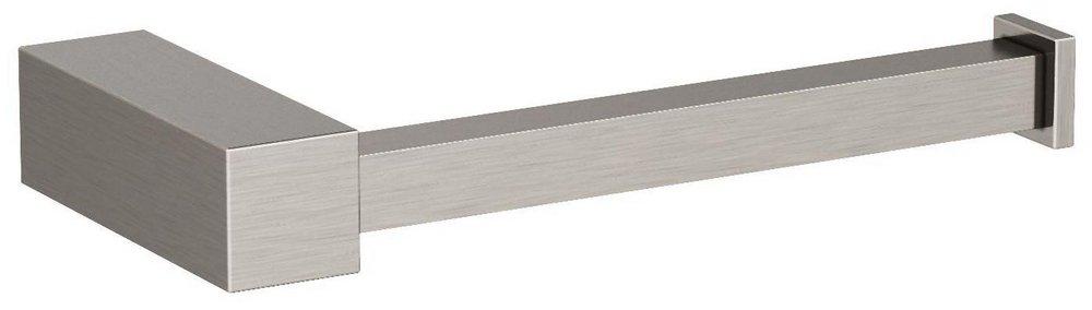 MONUMENT BRUSHED NICKEL CONTEMPORARY SINGLE POST TOILET PAPER HOLDER 