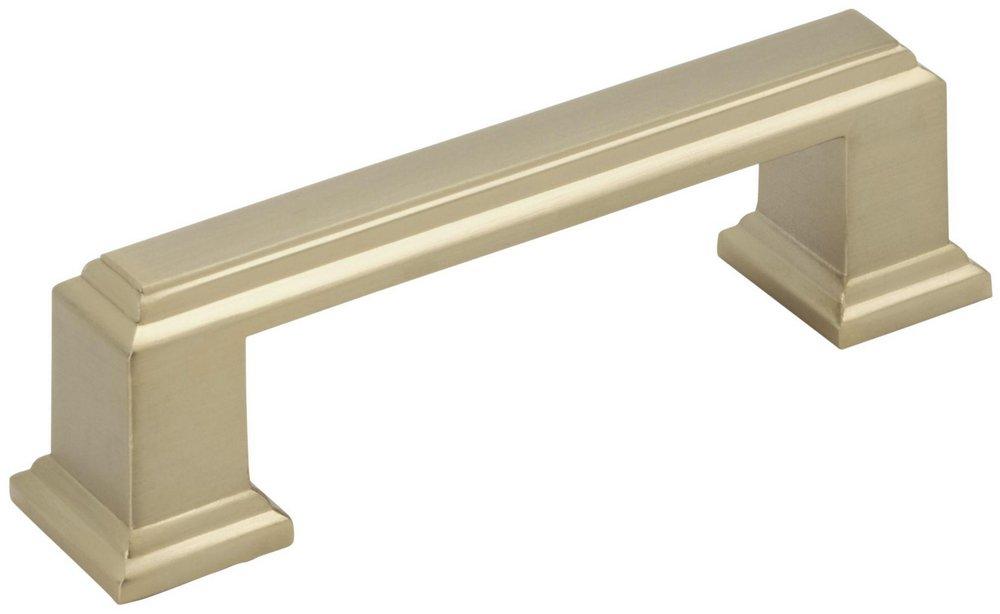 APPOINT 3 IN 76 MM CENTER-TO-CENTER GOLDEN CHAMPAGNE CABINET PULL 