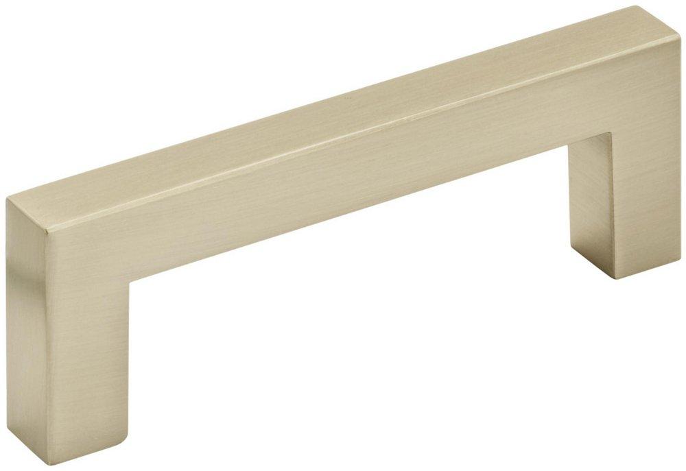 MONUMENT 3 IN 76 MM CENTER-TO-CENTER GOLDEN CHAMPAGNE CABINET PULL 