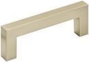 3 in. Center-to-Center Cabinet Pull in Golden Champagne