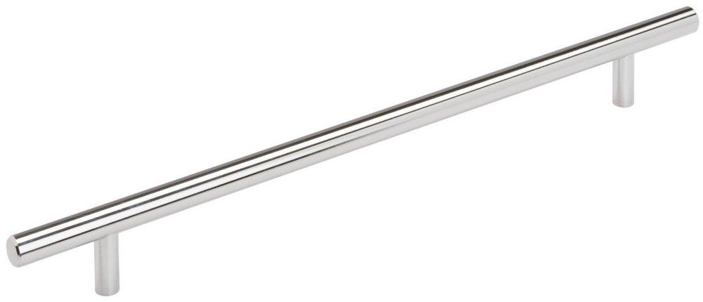 BAR PULLS 10-1/16 IN 256 MM CENTER-TO-CENTER POLISHED CHROME CABINET PULL 