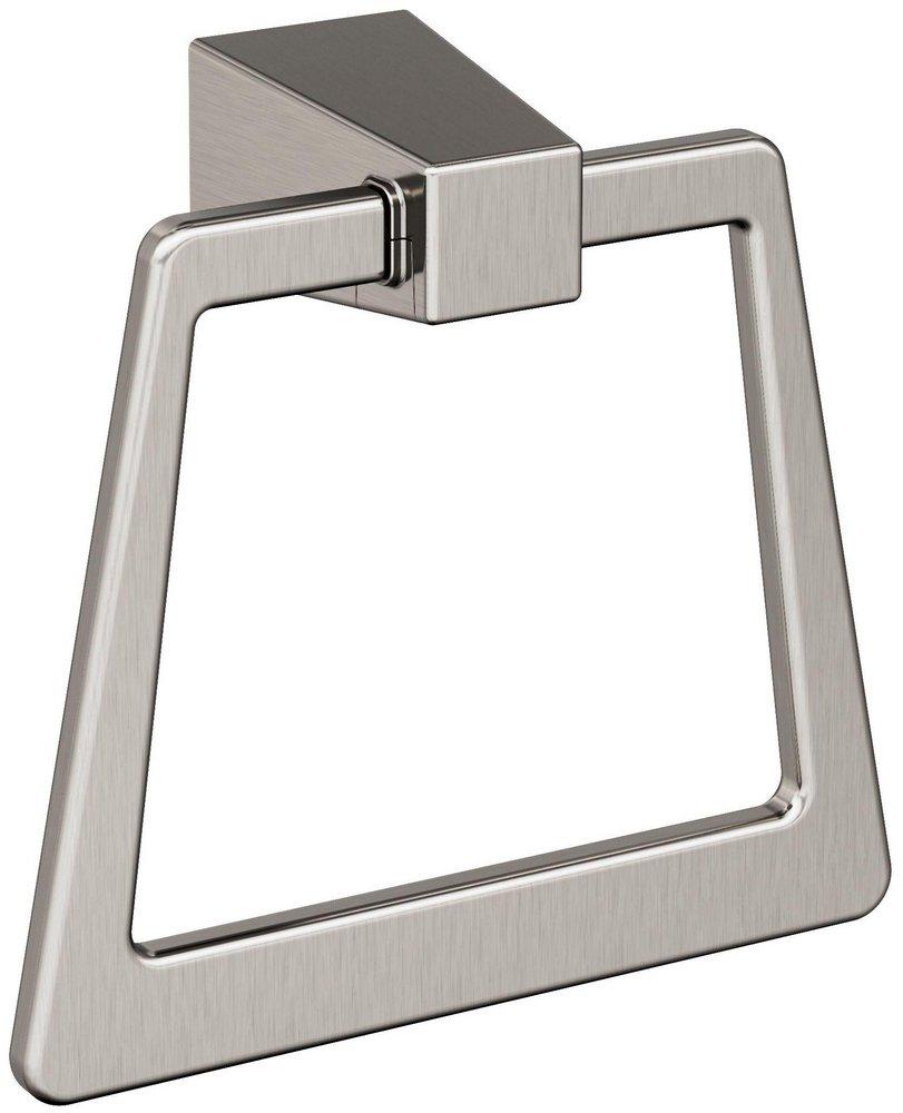 BLACKROCK BRUSHED NICKEL CONTEMPORARY 6-13/16 IN 173 MM LENGTH TOWEL RING 