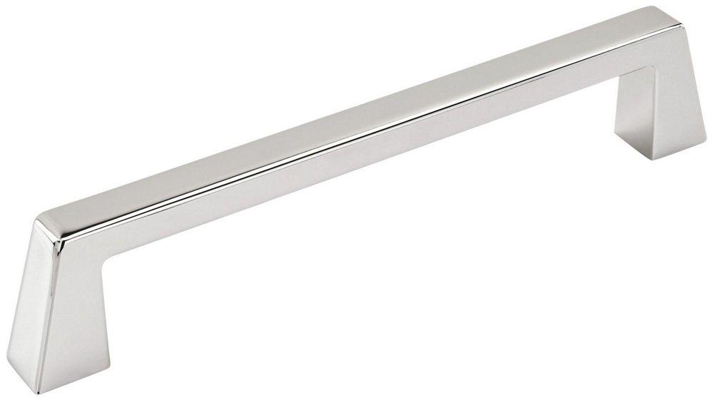 BLACKROCK 6-5/16 IN 160 MM CENTER-TO-CENTER POLISHED CHROME CABINET PULL 