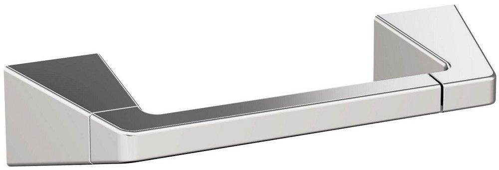 BLACKROCK CHROME CONTEMPORARY PIVOTING DOUBLE POST TOILET PAPER HOLDER 