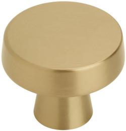 1-5/16 in. Round Cabinet Knob in Champagne Bronze