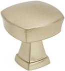 1-1/4 in. Square Knob in Golden Champagne