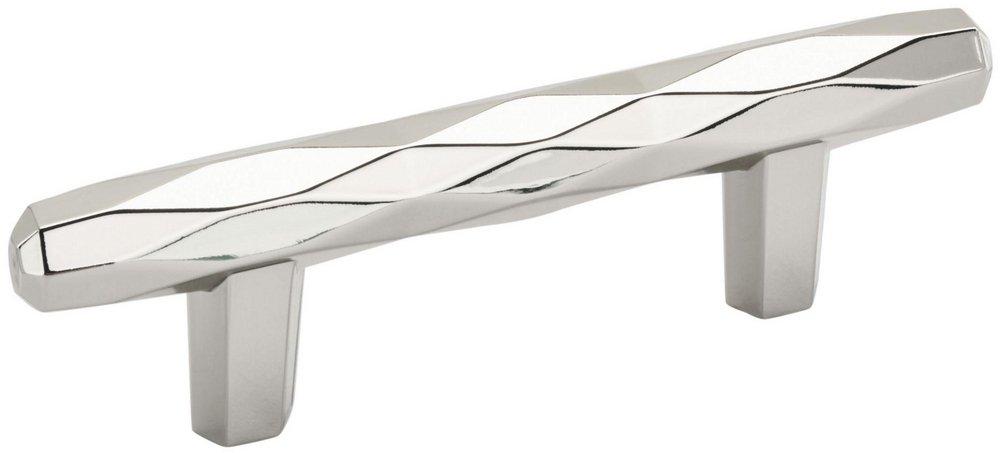 ST. VINCENT 3 IN 76 MM CENTER-TO-CENTER POLISHED NICKEL CABINET PULL 