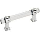 3-3/4 in. Center-to-Center Pull in Clear/Polished Chrome
