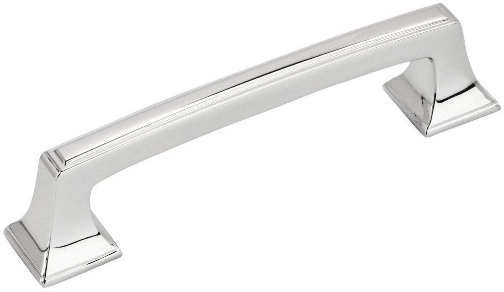 MULHOLLAND 3-3/4 IN 96 MM CENTER-TO-CENTER POLISHED CHROME CABINET PULL 