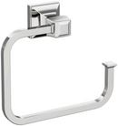 Square Open Towel Ring in Chrome