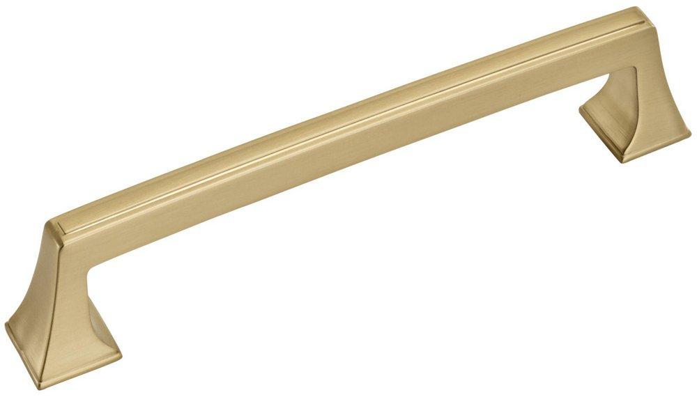 MULHOLLAND 6-5/16 IN 160 MM CENTER-TO-CENTER CHAMPAGNE BRONZE CABINET PULL 
