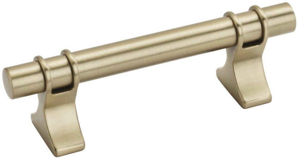 DAVENPORT 3 IN 76 MM CENTER-TO-CENTER GOLDEN CHAMPAGNE CABINET PULL 