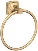 Round Closed Towel Ring in Champagne Bronze