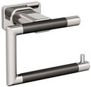 Wall Mount Toilet Tissue Holder in Polished Nickel/Gunmetal