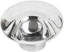 1-3/4 in. Round Cabinet Knob in Clear/Polished Chrome