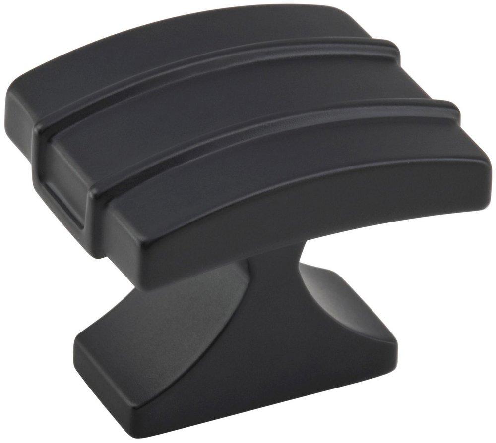 DAVENPORT 1-1/2 IN 38 MM LENGTH MATTE BLACK CABINET KNOB 